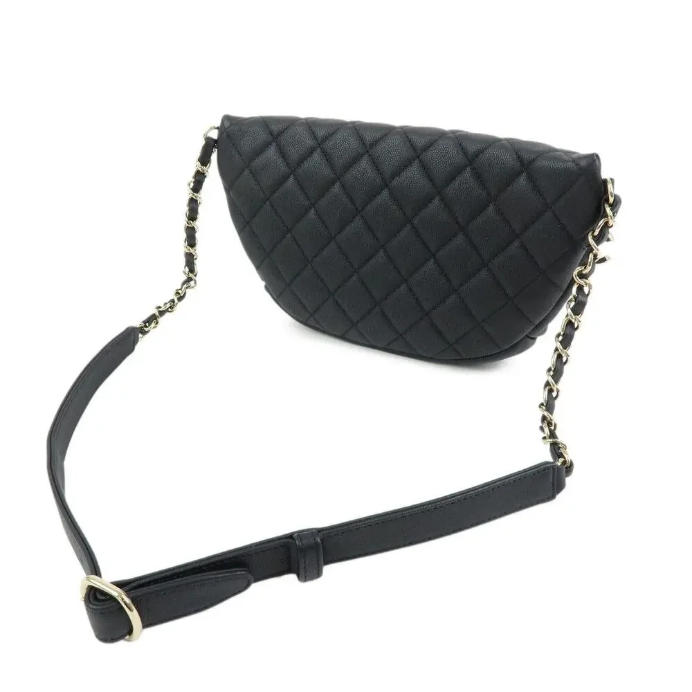 Chanel Matelasse Caviar Leather Belt Bag Black